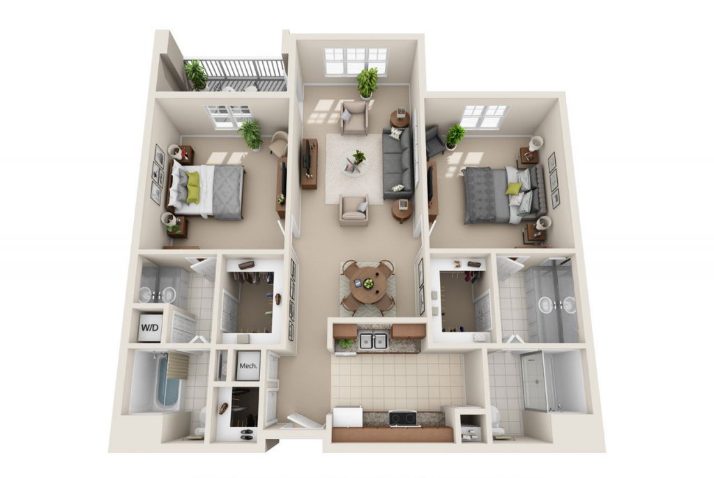 Camellia Apartment Home Floor Plan