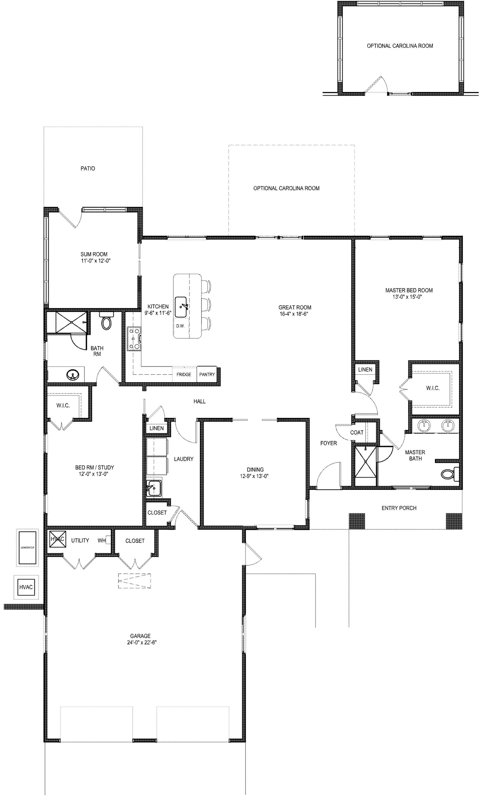 Juniper Garden Home Floor Plan - Village at Brookwood