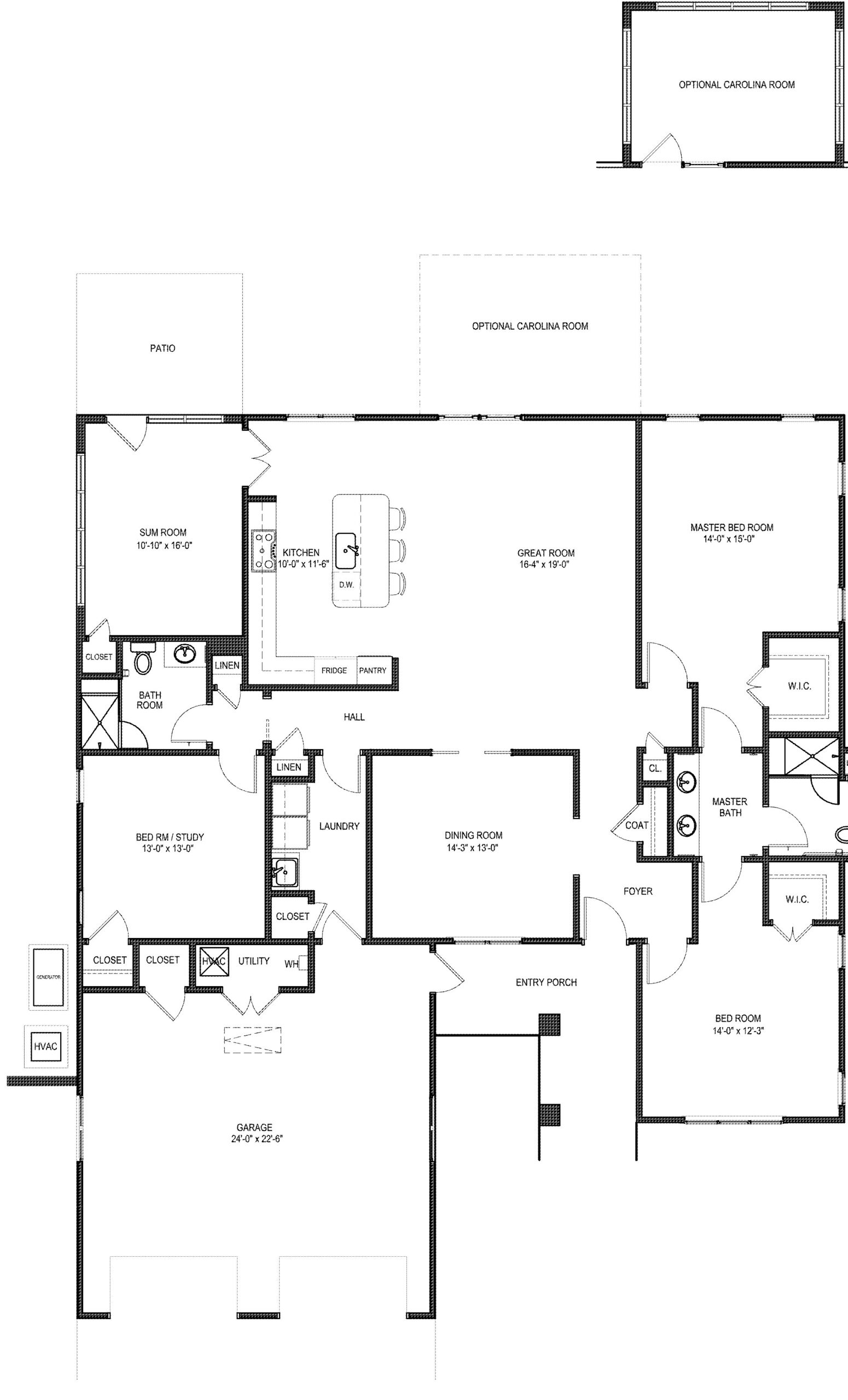 Pine Garden Home Floor Plan - Village at Brookwood