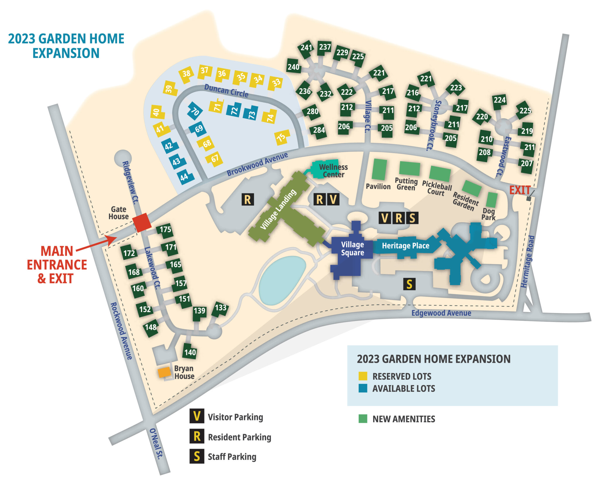 Juniper & Pine Garden Homes The Village at Brookwood Burlington, NC