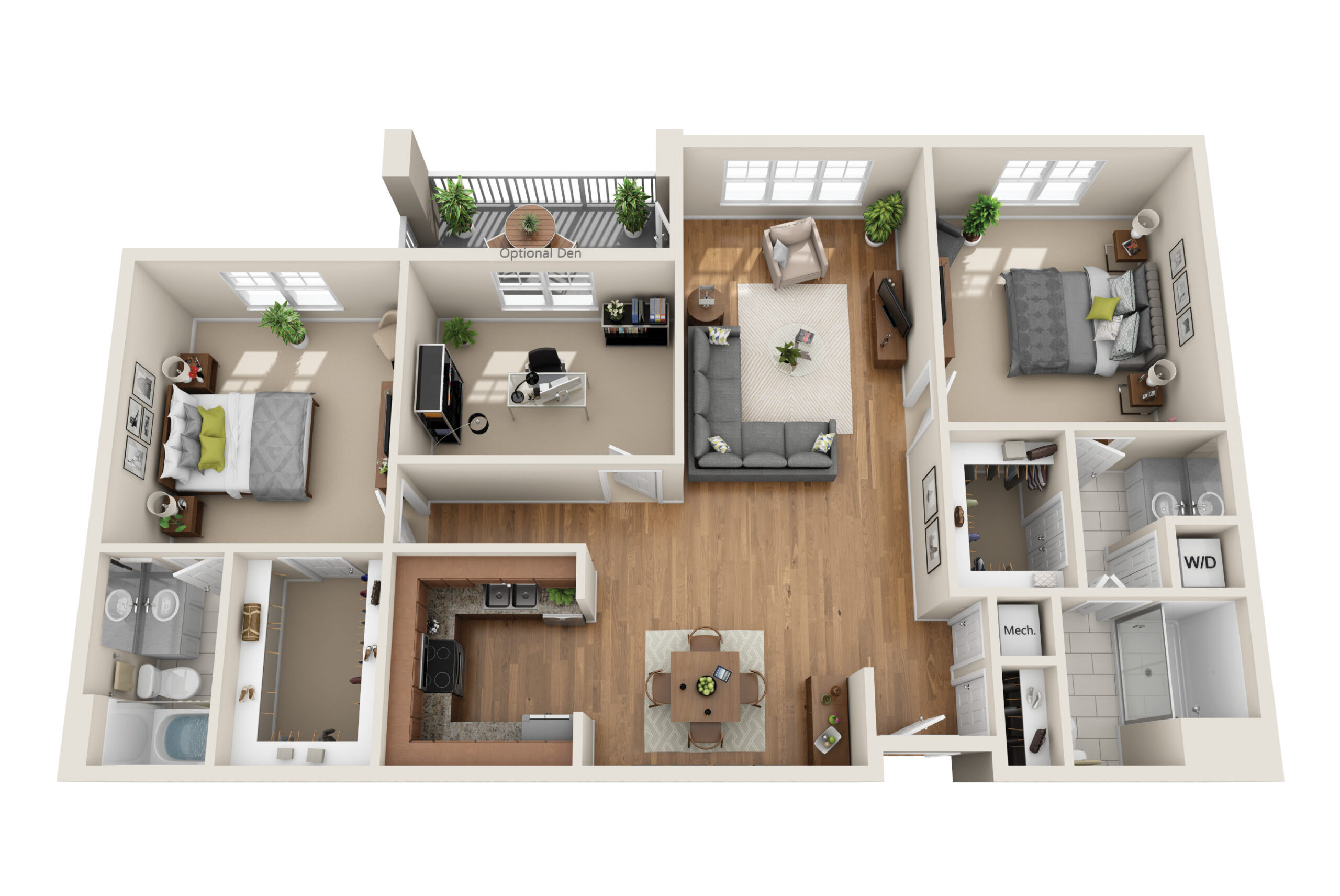 Dogwood Apartment Home Floor Plan